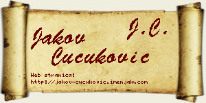 Jakov Čučuković vizit kartica